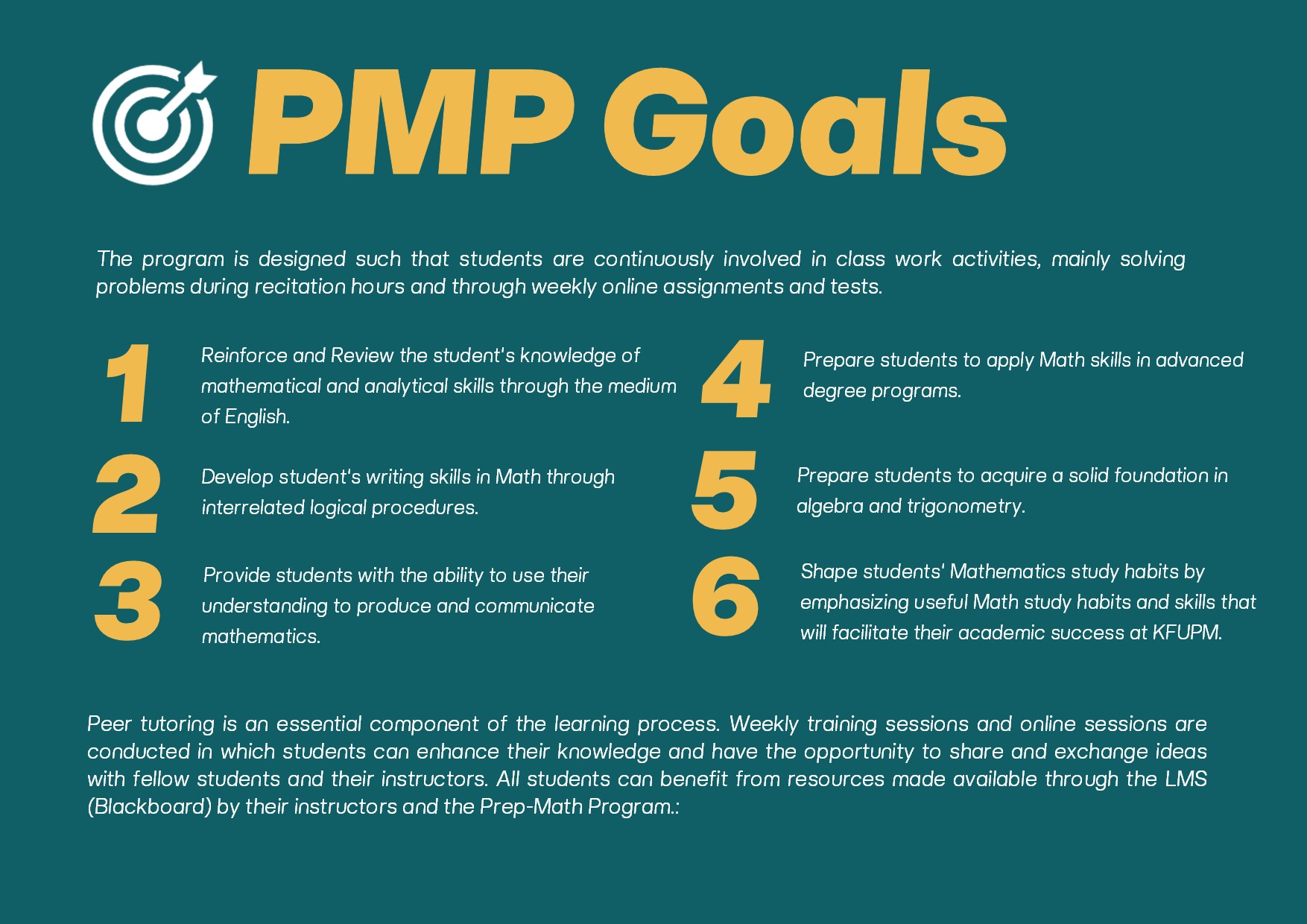 PMP Goals